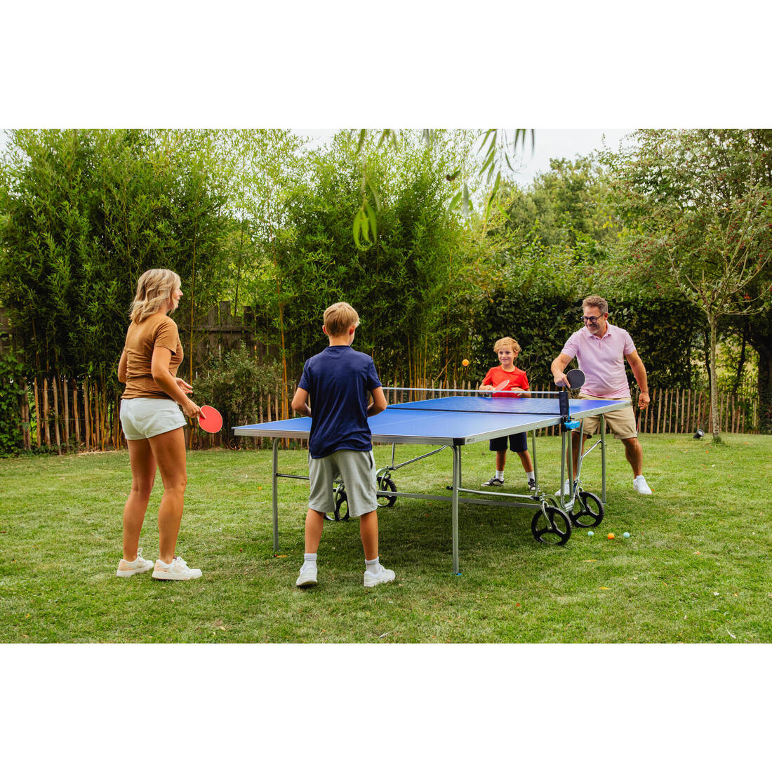 TABLE DE PING PONG EXTÉRIEURE PPT 500.2 BLEUE