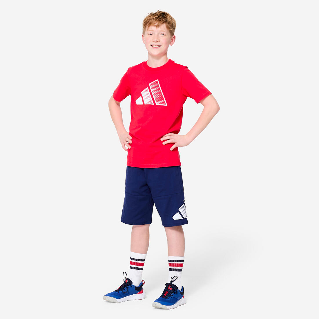 Short polyester en coton