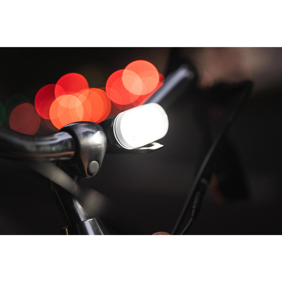 2 ECLAIRAGES VELO SL510 AVANT/ARRIERE NOIR USB CLIP