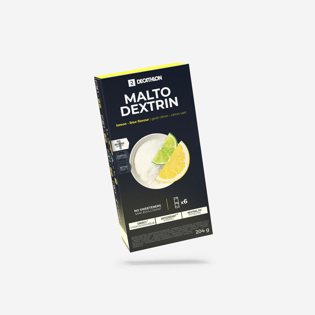 Maltodextrine boisson en poudre sans édulcorant citron, x6