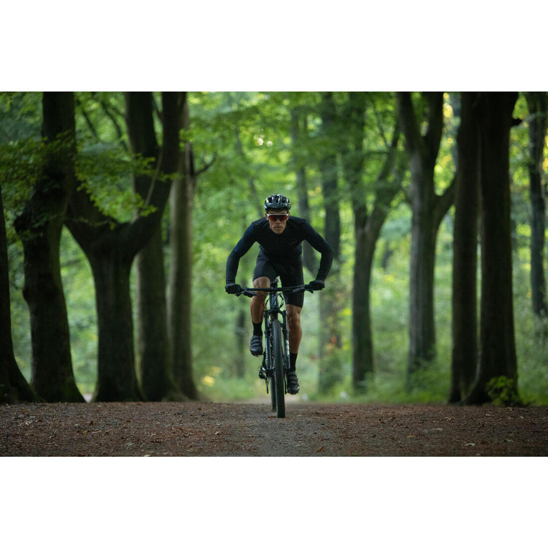 Vélo VTT CROSS COUNTRY RACE 100 S cadre aluminium Bleu