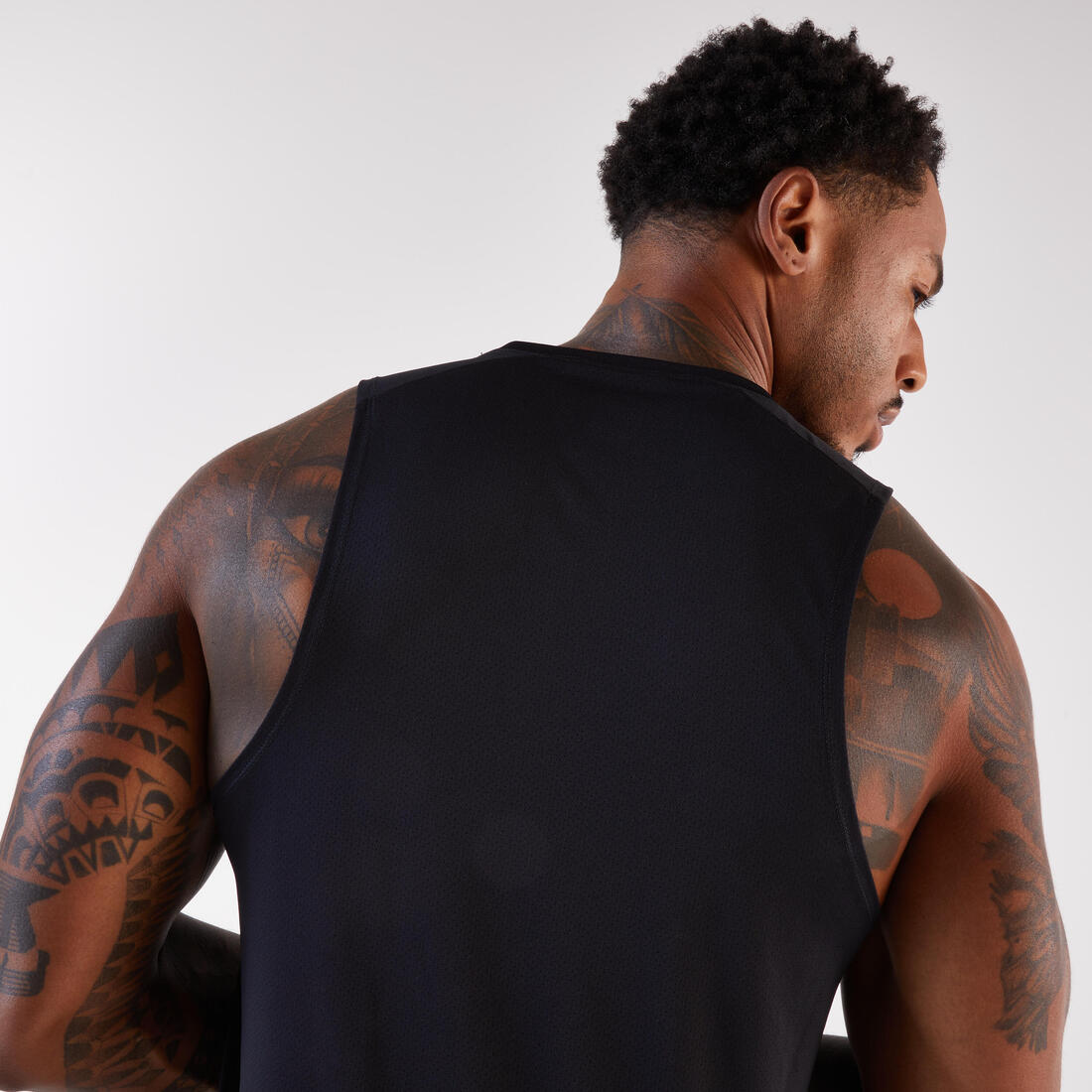 Débardeur de running Homme, Kiprun Run 100 noir