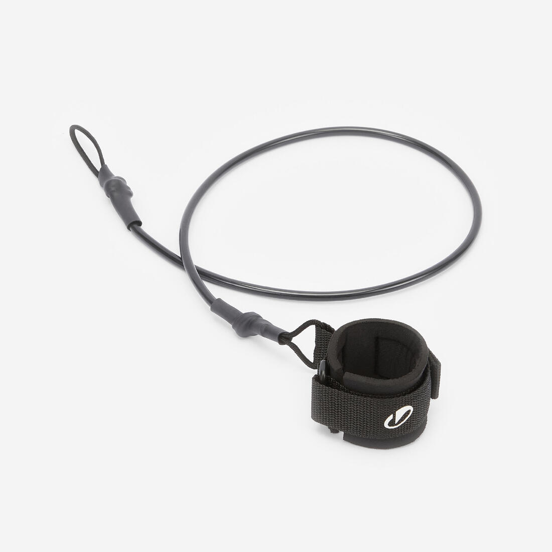 Leash bodyboard, 100 noir