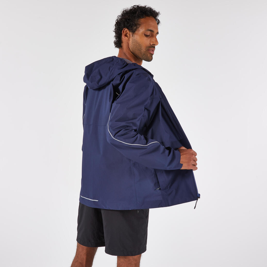Veste imperméable running trail Homme, KIPRUN Run 500