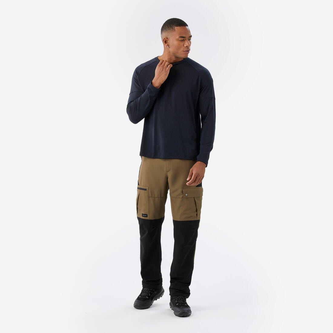 T-shirt manches longues en laine mérinos homme, Merino Resist