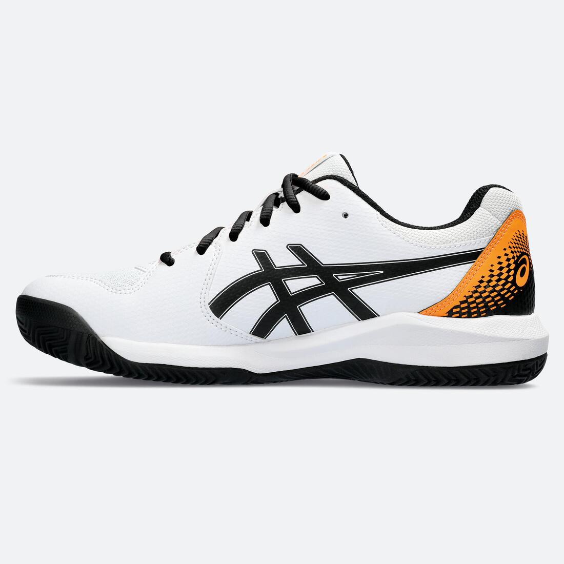 Chaussures de padel Homme - Asics Gel Dedicate 8 blanc orange