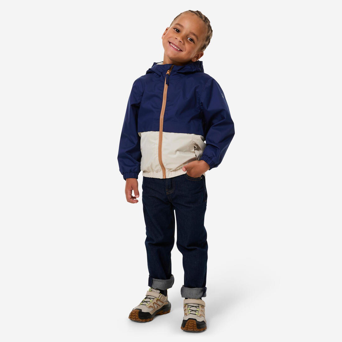 Veste imperméable de randonnée 2-6 ans enfant, MH500 kid