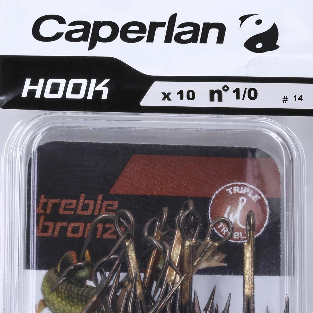 HAMEÇON TRIPLE PÊCHE HOOK TRIPLE BRONZE