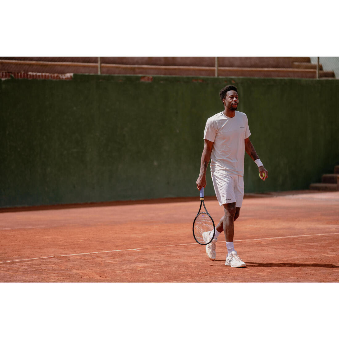 T-shirt tennis manches courtes homme - Artengo DRY Gaël Monfils