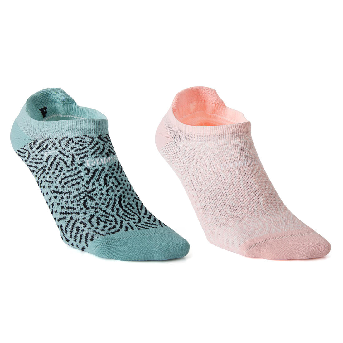 Chaussettes invisibles fitness  cardio training x2 – marron