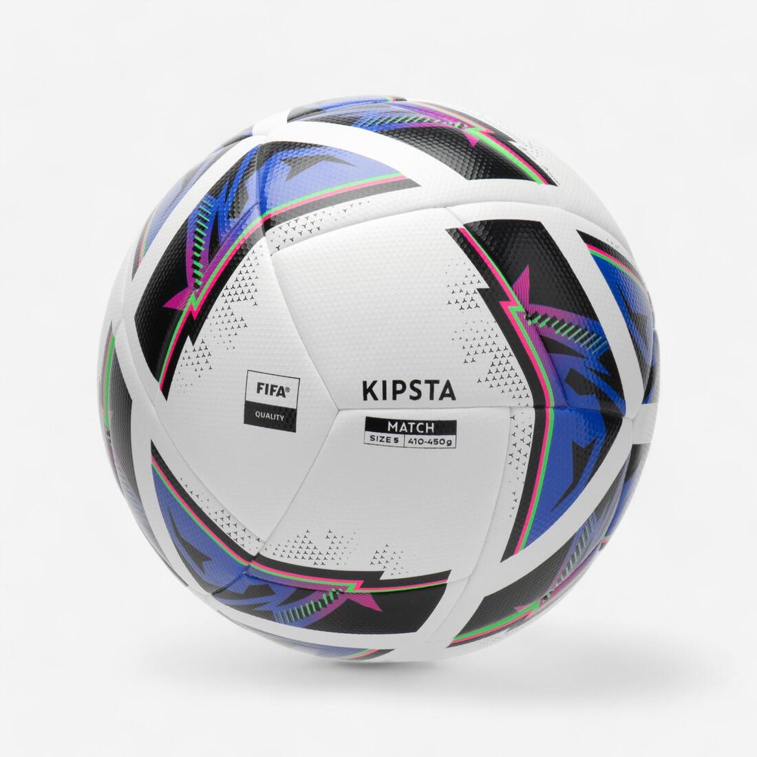 Ballon de football Hybride 2 FIFA QUALITY MATCH BALL taille 5 blanc – 8790047