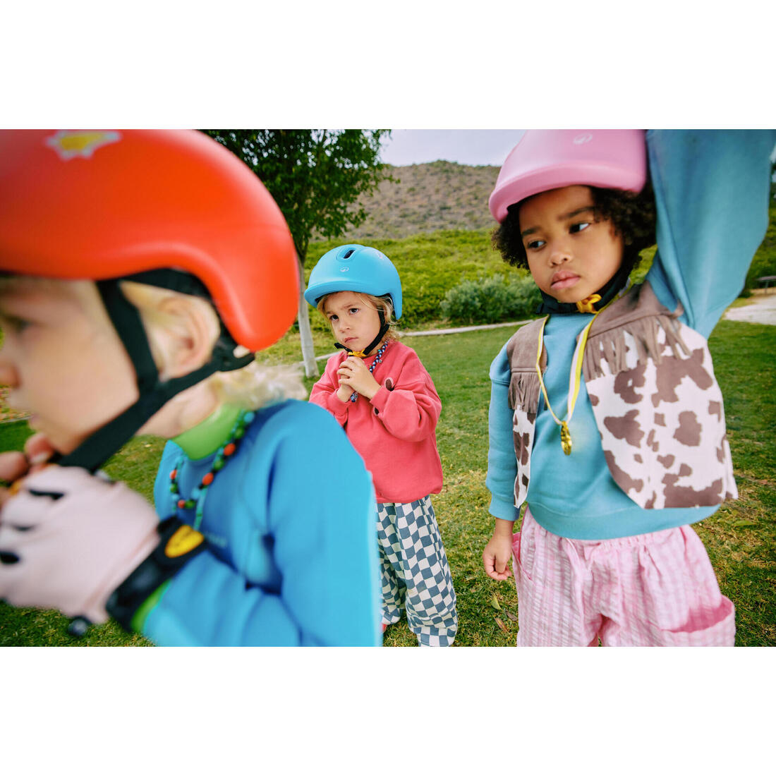 Casque velo enfant 47-55 cm, play 500