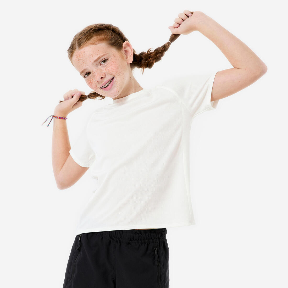 Tee-shirt enfant synthétique uni mixte