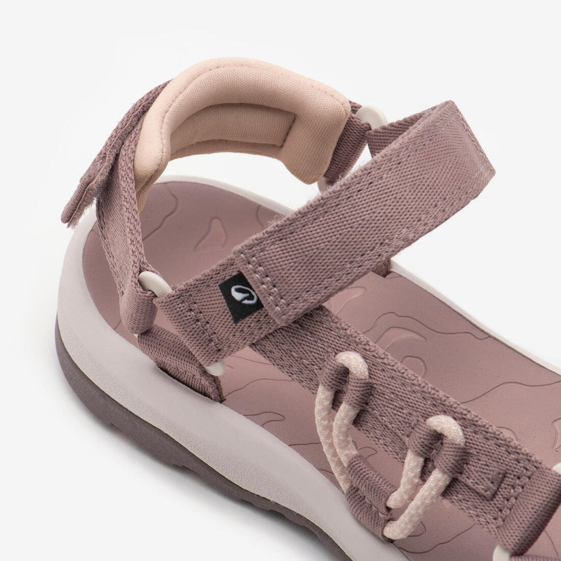 Sandales de randonnée souples femme, NH500 Outdoor violet