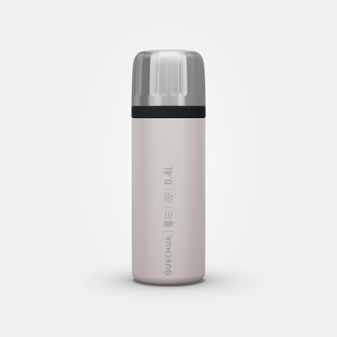 Bouteille inox isotherme avec filtre à thé 0,4L, de randonnée et camping
