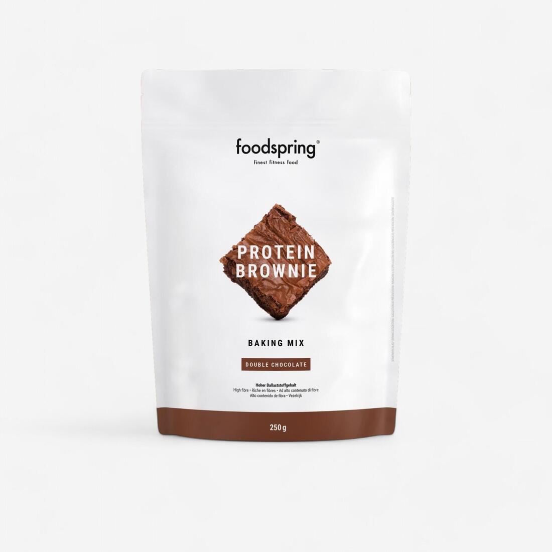 FOODSPRING brownie protéiné goût Chocolat 250g