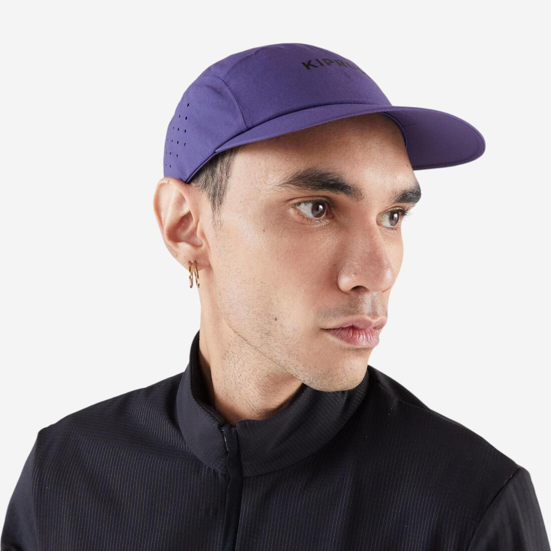 Casquette running Homme Femme - KIPRUN Ultralégère – violet nuit