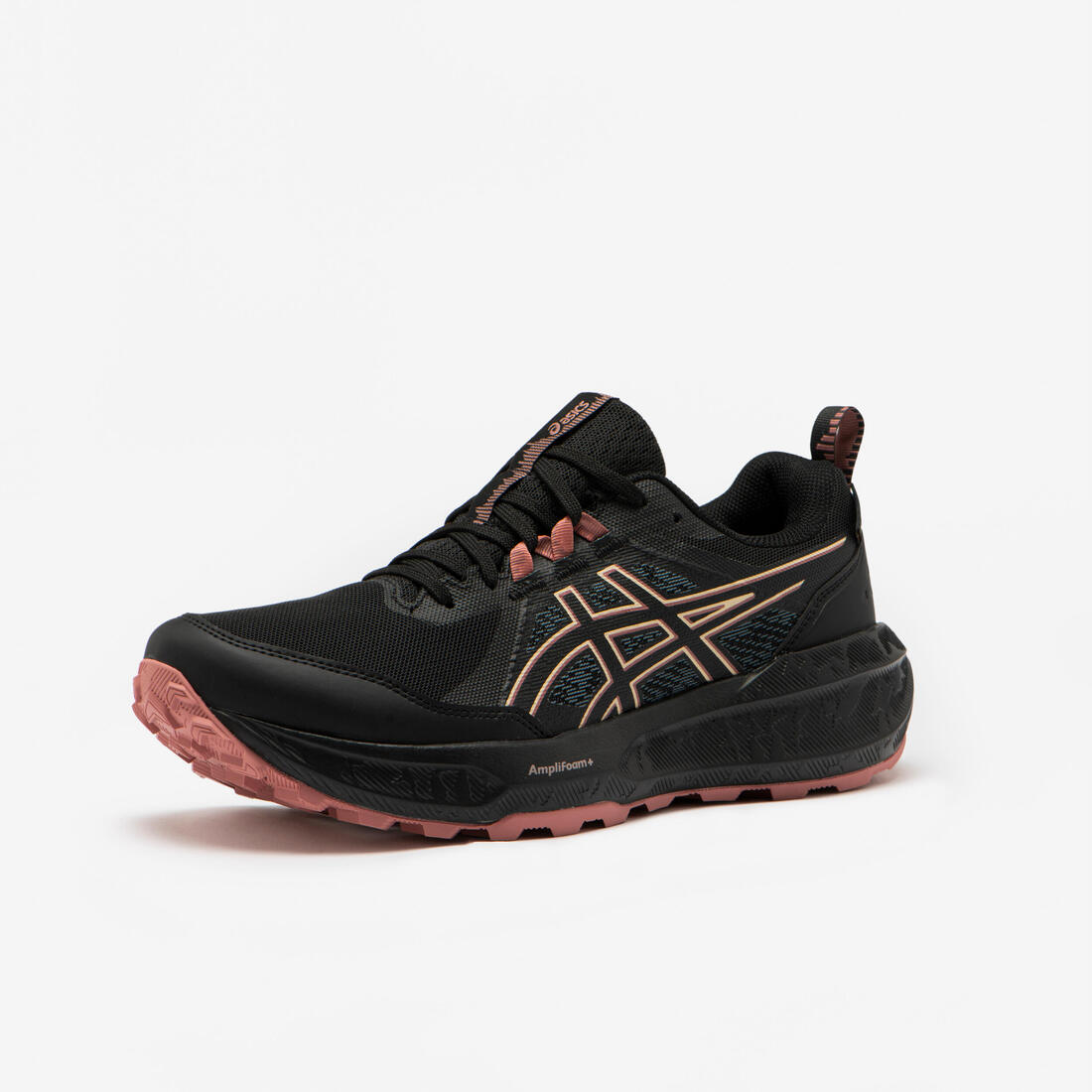 Chaussures de running trail goretex femme, Asics gel-sonoma 8, noir et