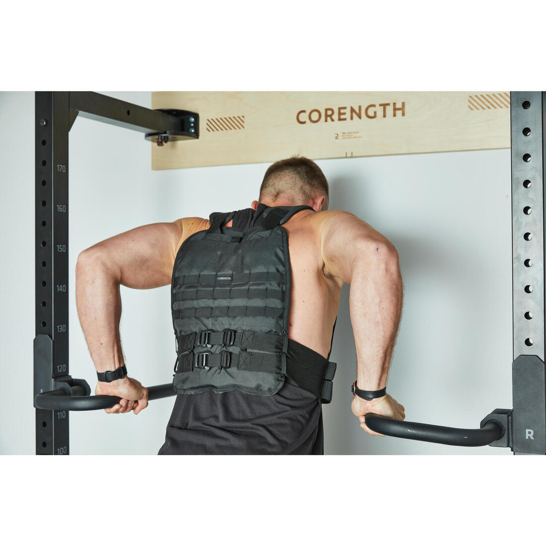 Rack mural de musculation pliable - WALL RACK FOLD