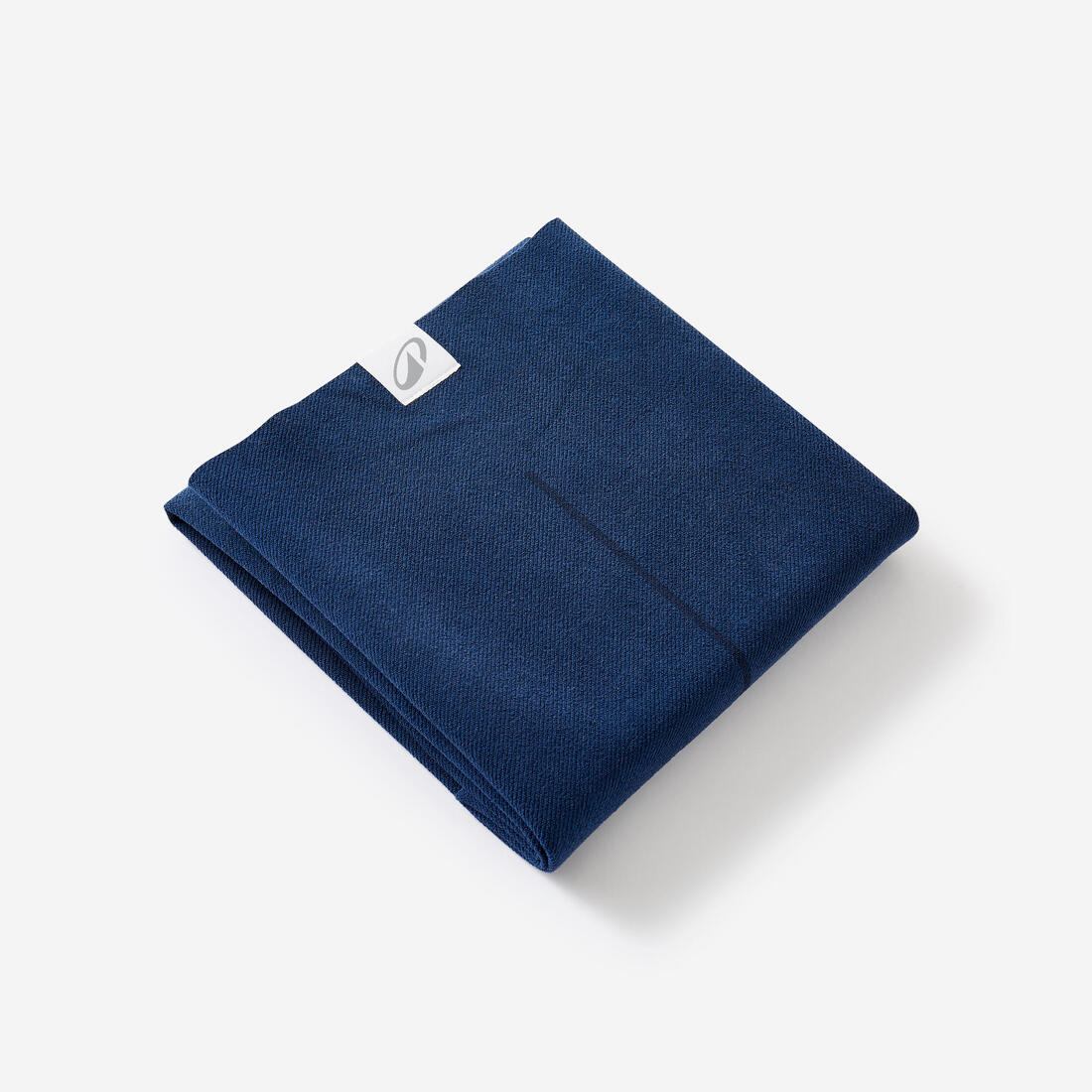 Serviette de yoga antidérapante 183cm x 61cm x 1mm, bleu acier