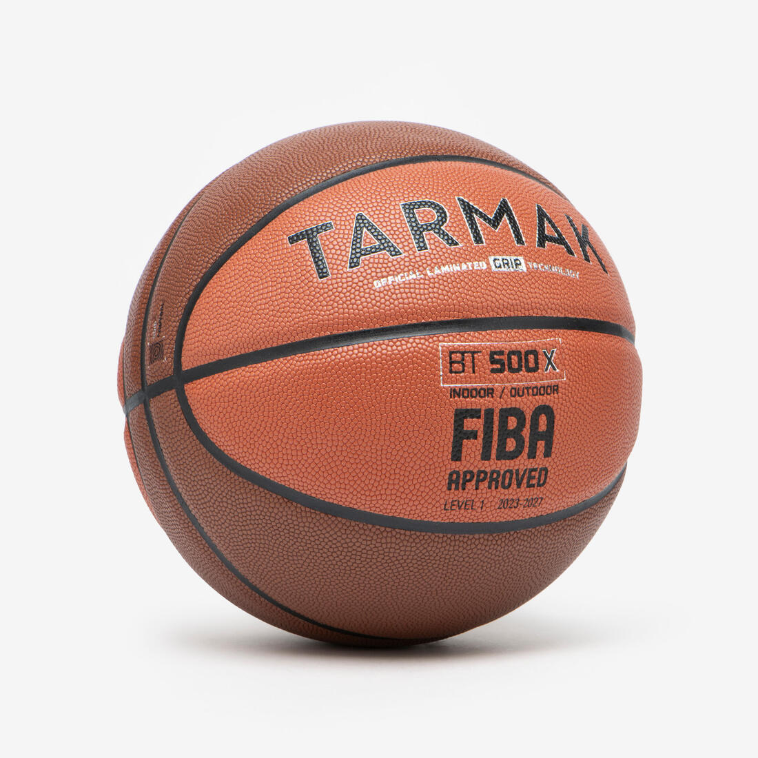 Ballon de basket adulte bt500 grip taille 7