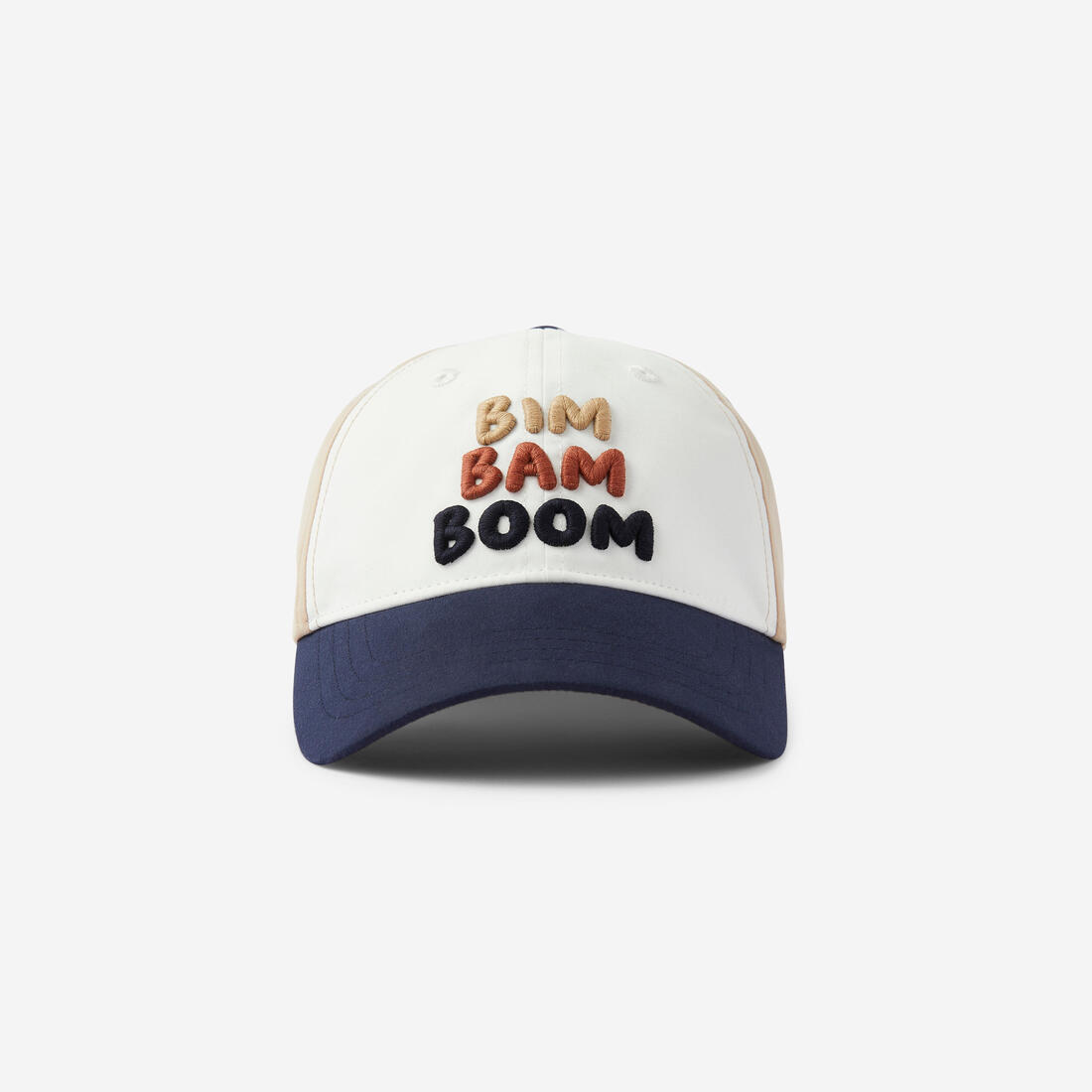 Casquette multisport ajustable bébé mixte, Rose blanc terracotta
