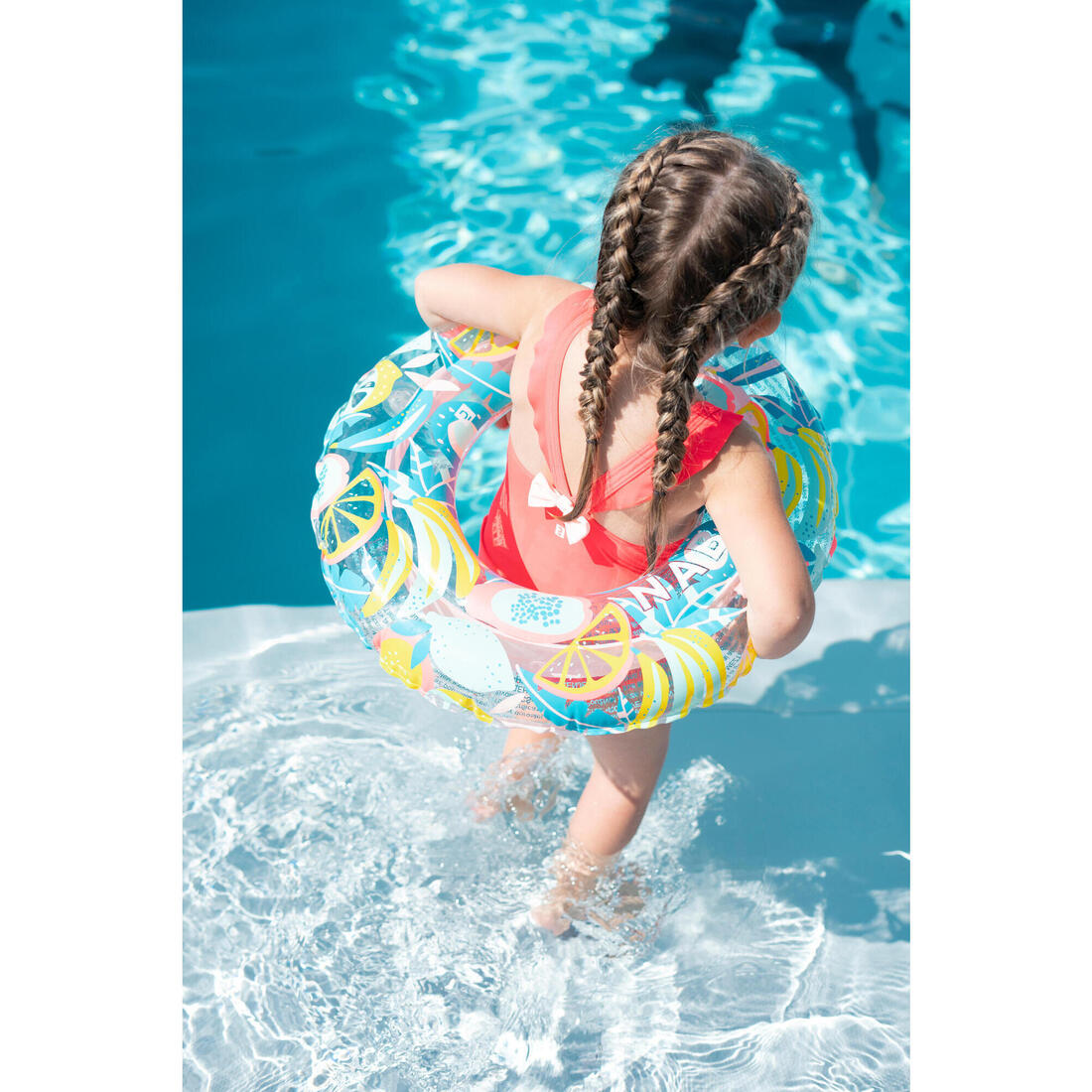 Maillot de bain 1 pièce bébé fille jupette