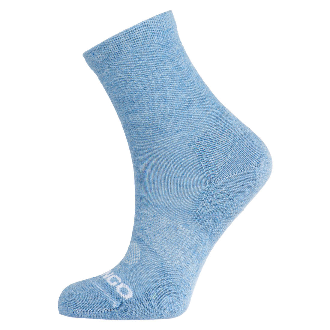 CHAUSSETTES DE SPORT ENFANT HAUTES ARTENGO RS 160 BLANC MARINE BLANC LOT DE 3