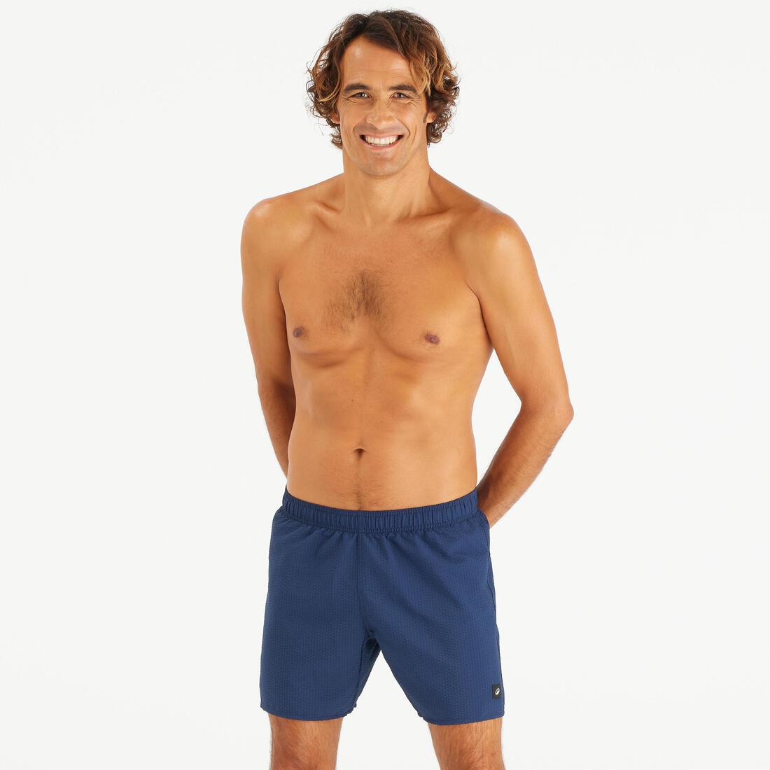 Short de bain natation Homme - 100 texturé navy