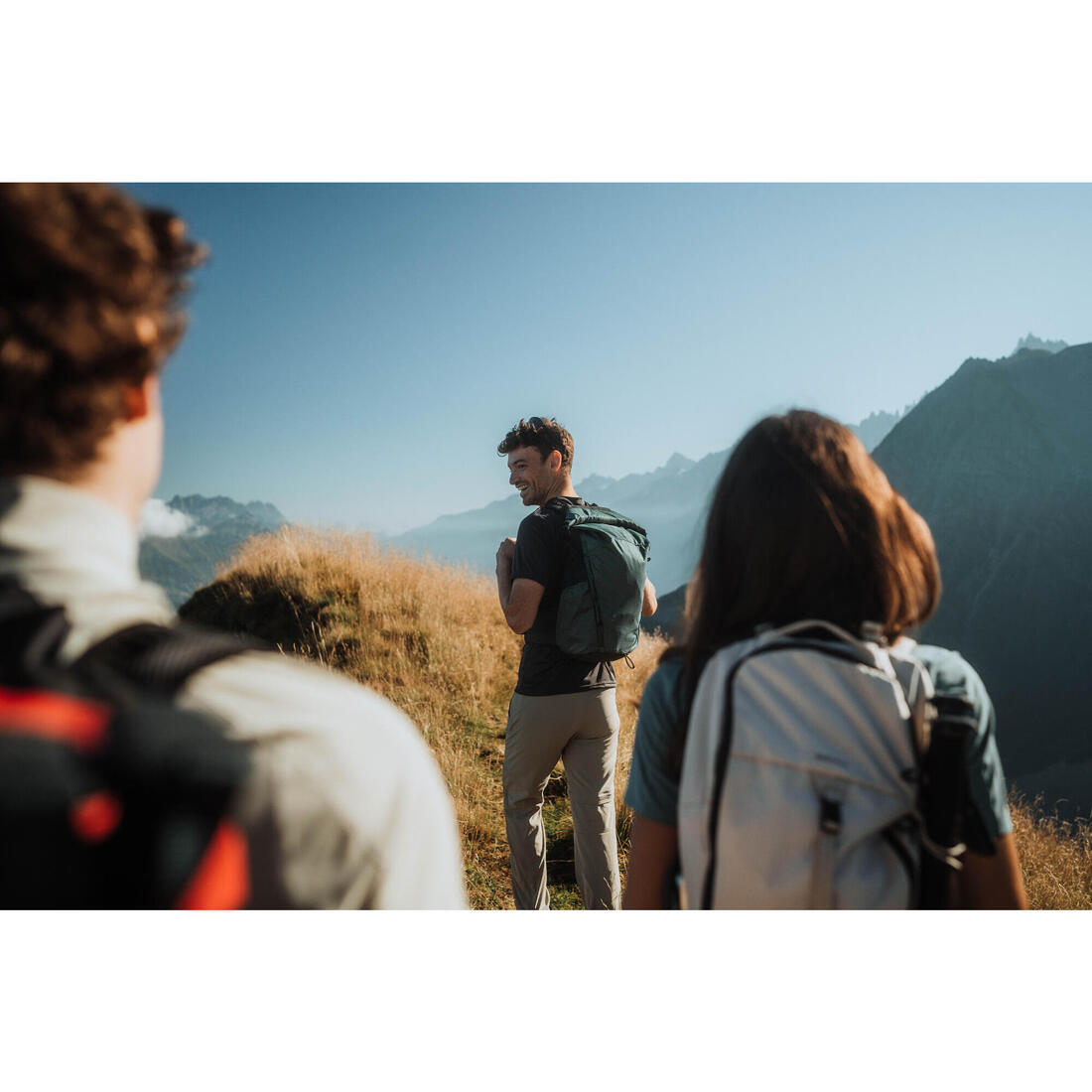 Sac à dos rolltop de randonnée montagne 22l - mh500 light