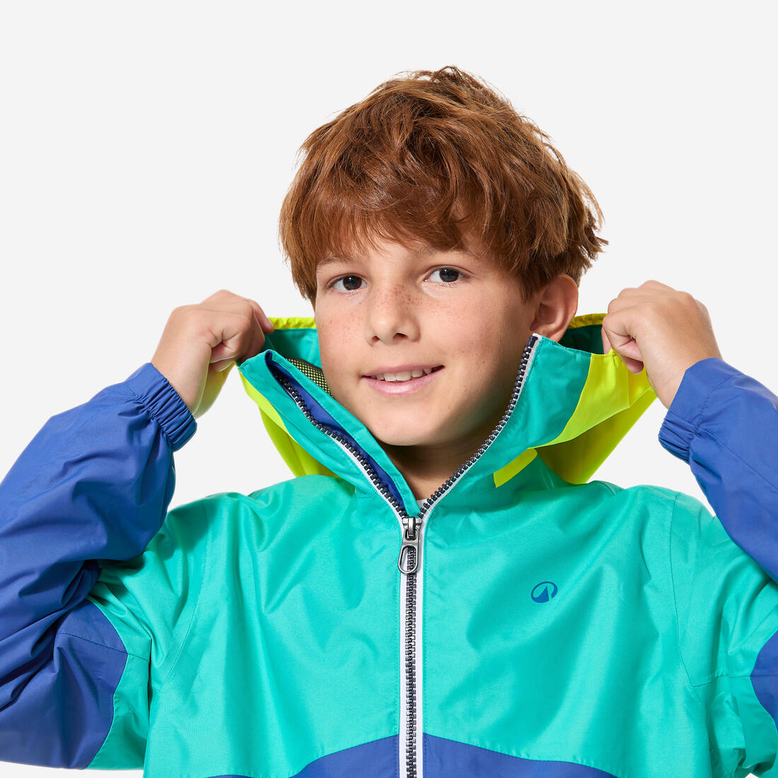 Veste imperméable et coupe vent de voile enfant, 100 navy