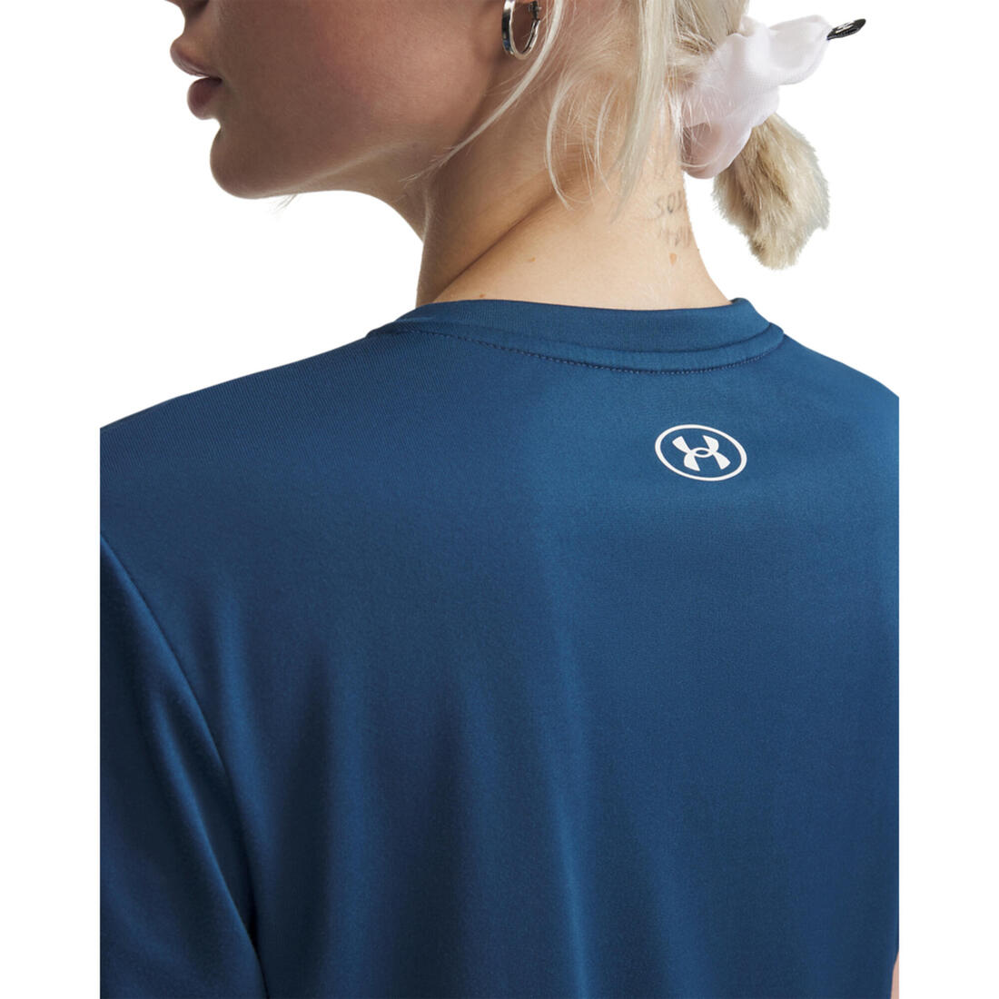 T-shirt de fitness, à manches courtes col V femme