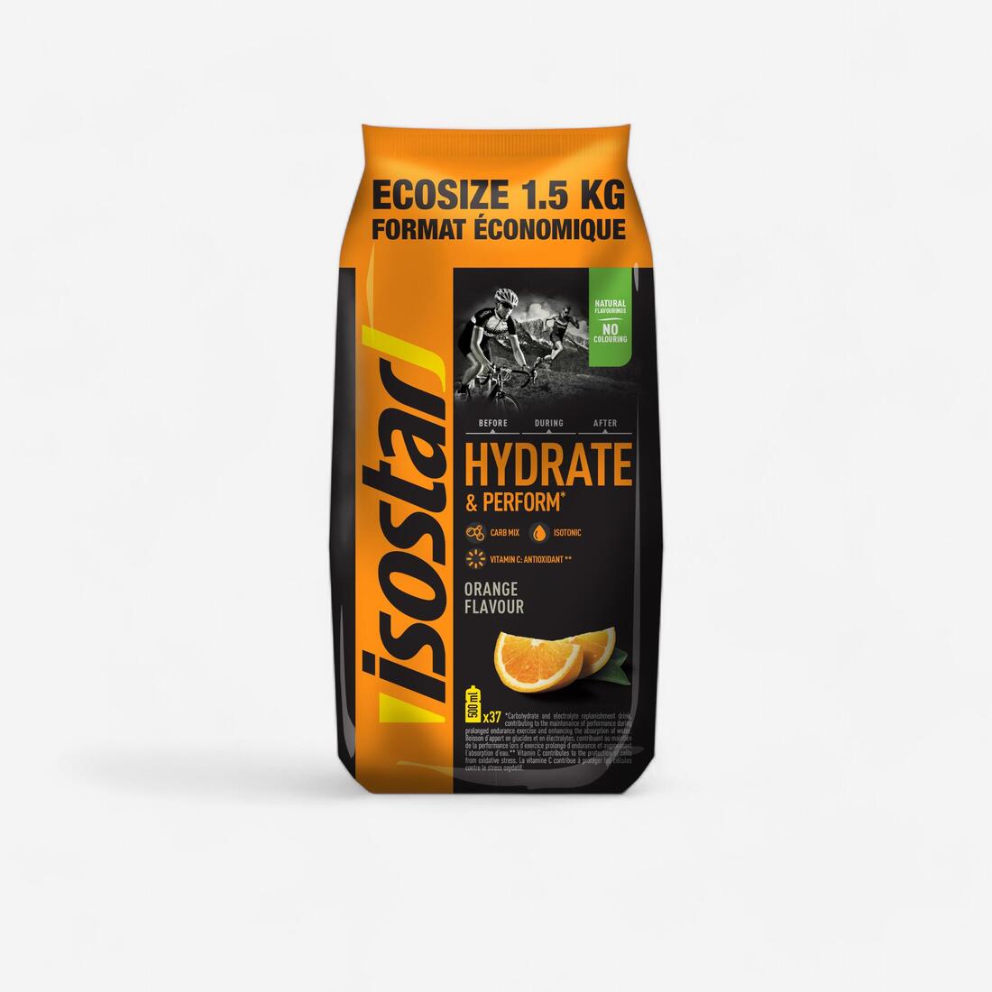 Boisson isotonique poudre HYDRATE&PERFORM orange 1,5 KG