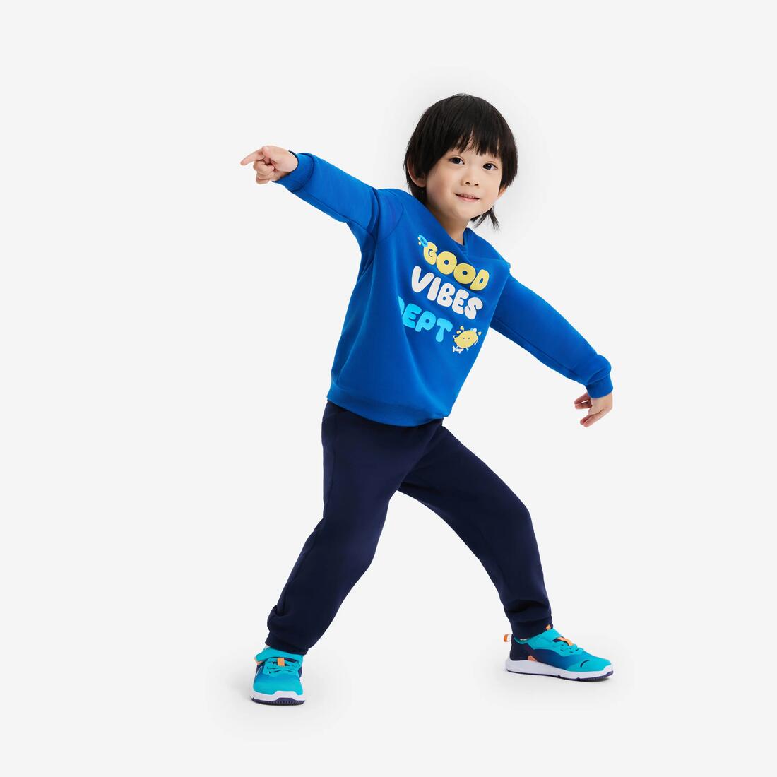 Chaussures Barefoot à scratch respirantes enfant, Stepper Sporty violet et