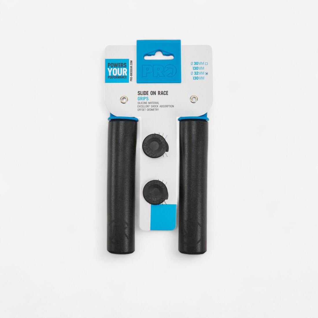 POIGNÉES VÉLO VTT SILICONE SLIDE ON RACE PRO