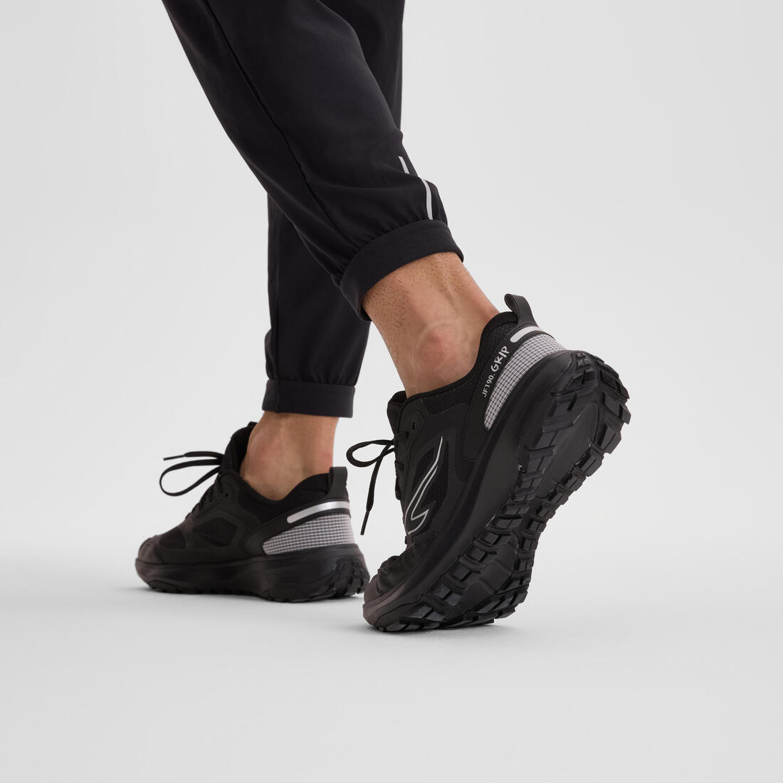Chaussures de running route et trail homme, jf 190 grip bleu foncé