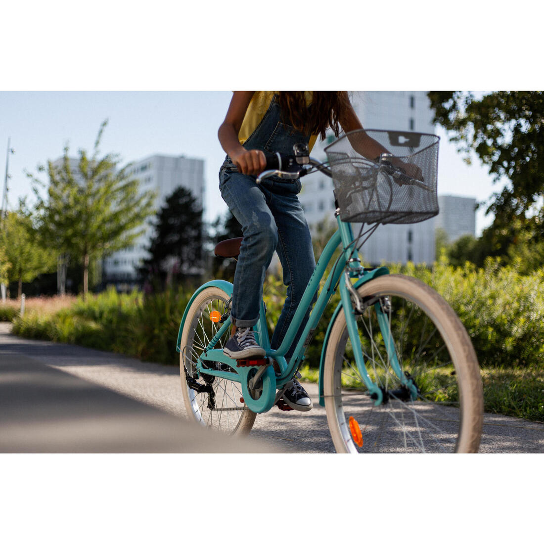 VELO VILLE ENFANT BTWIN 500 24 POUCES 9-12 ANS