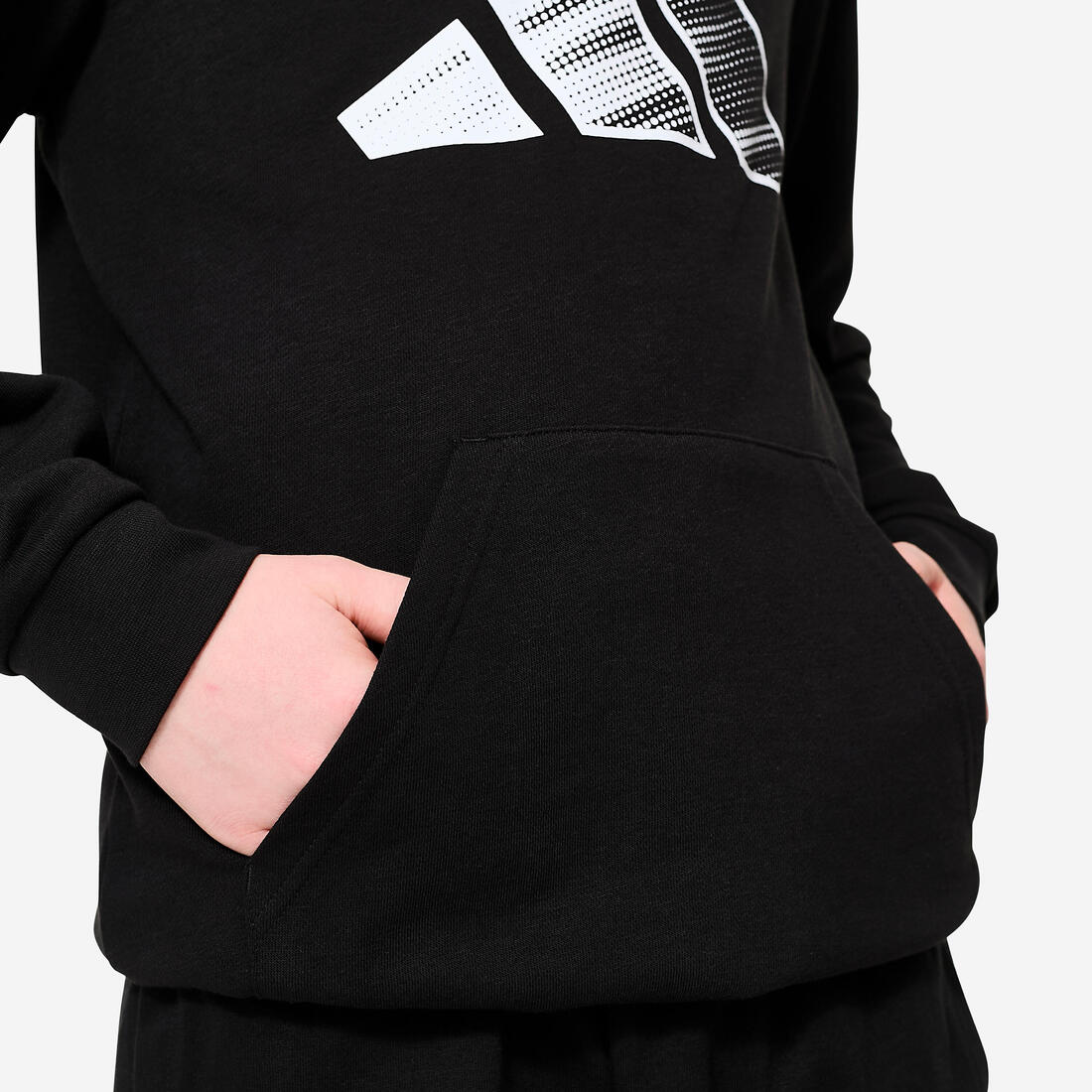 Sweat-shirt à capuche enfant, noir