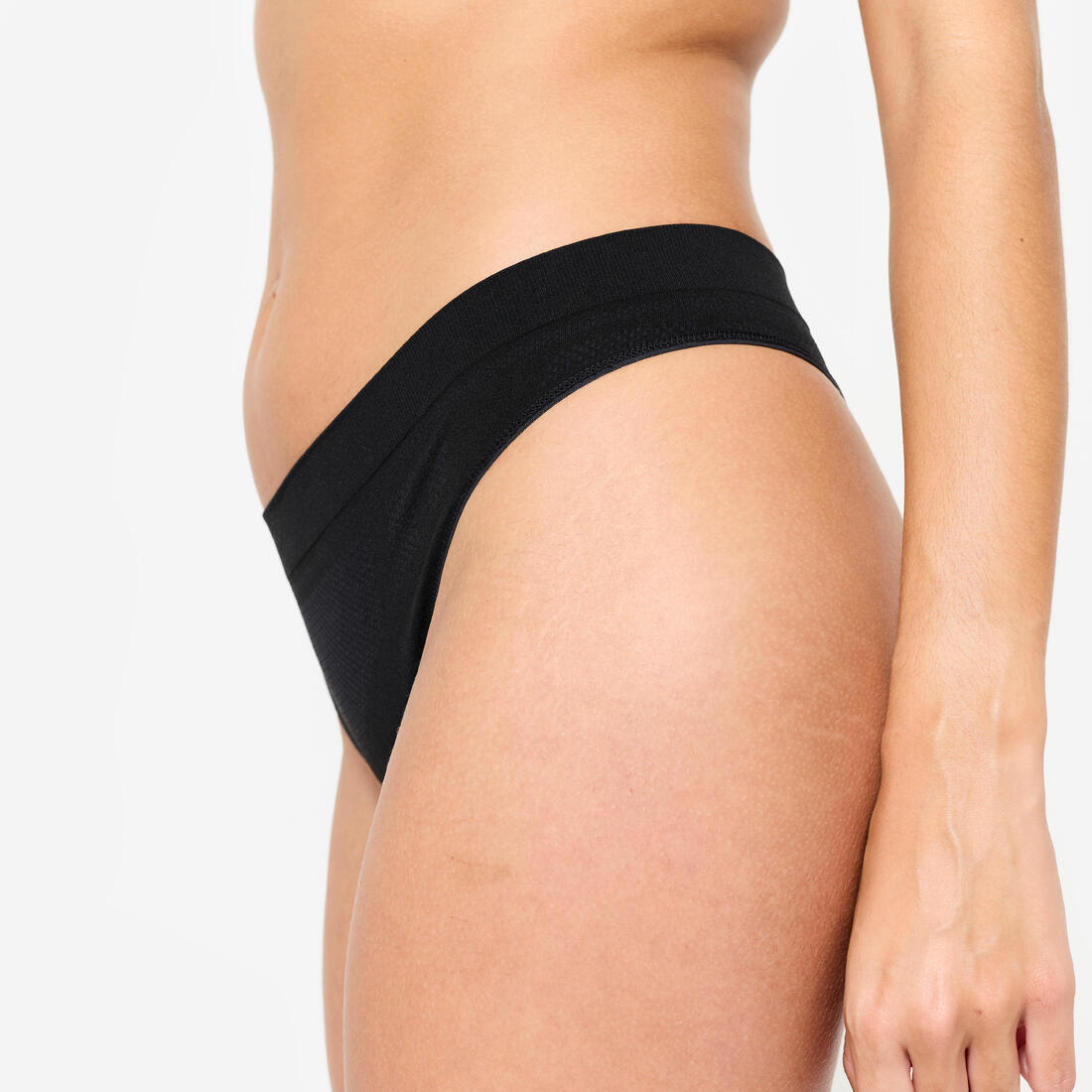 Lot de 3 culottes de sport sans couture femme, noir