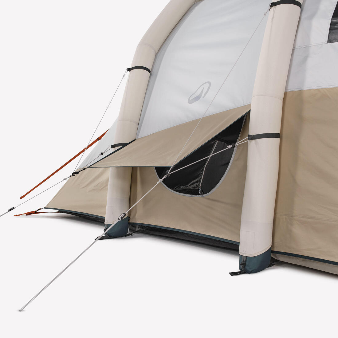 Tente de camping gonflable 6 places 3 chambres,  Fresh & Black, Air Seconds 6.3