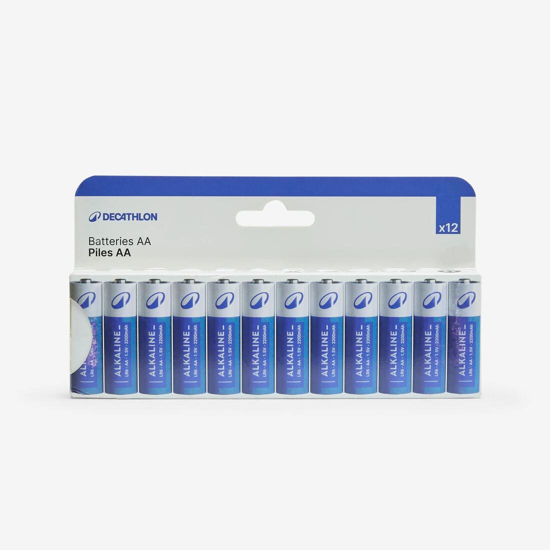LOT DE 12 PILES ALCALINES LR06 - AA – 8058024