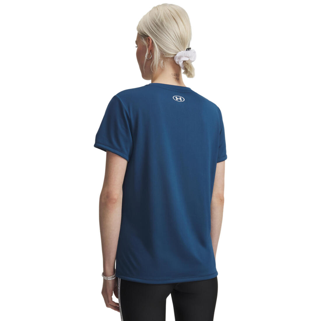 T-shirt de fitness, à manches courtes col V femme