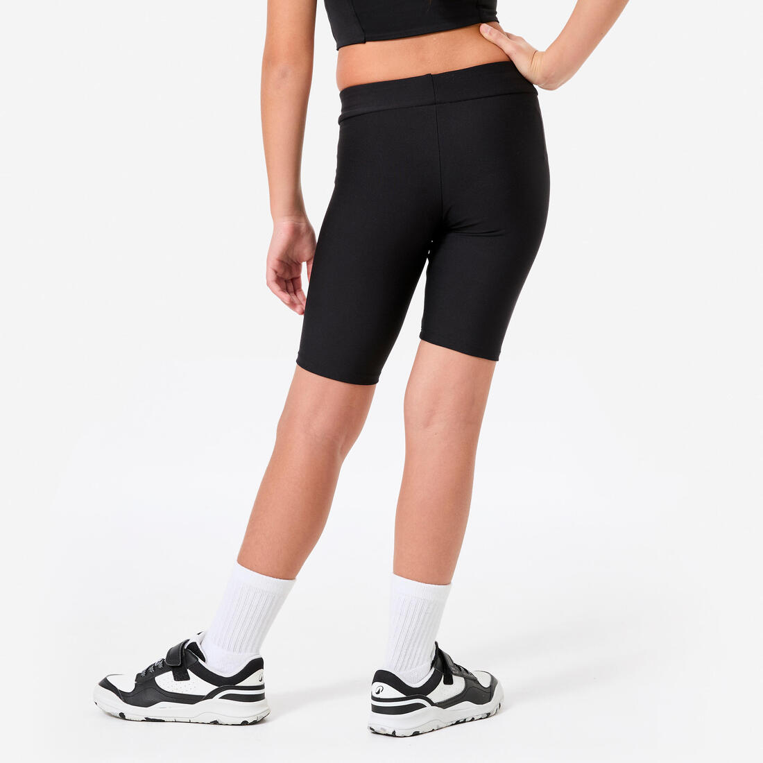 Cycliste opaque fille, noir