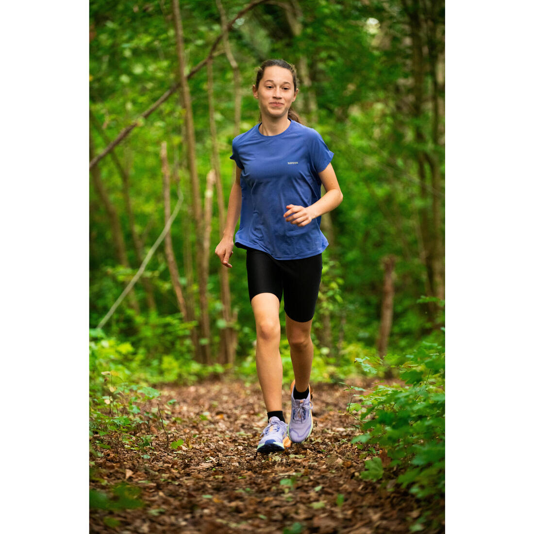 CUISSARD DE RUNNING ENFANT RESPIRANT - KIPRUN DRY NOIR
