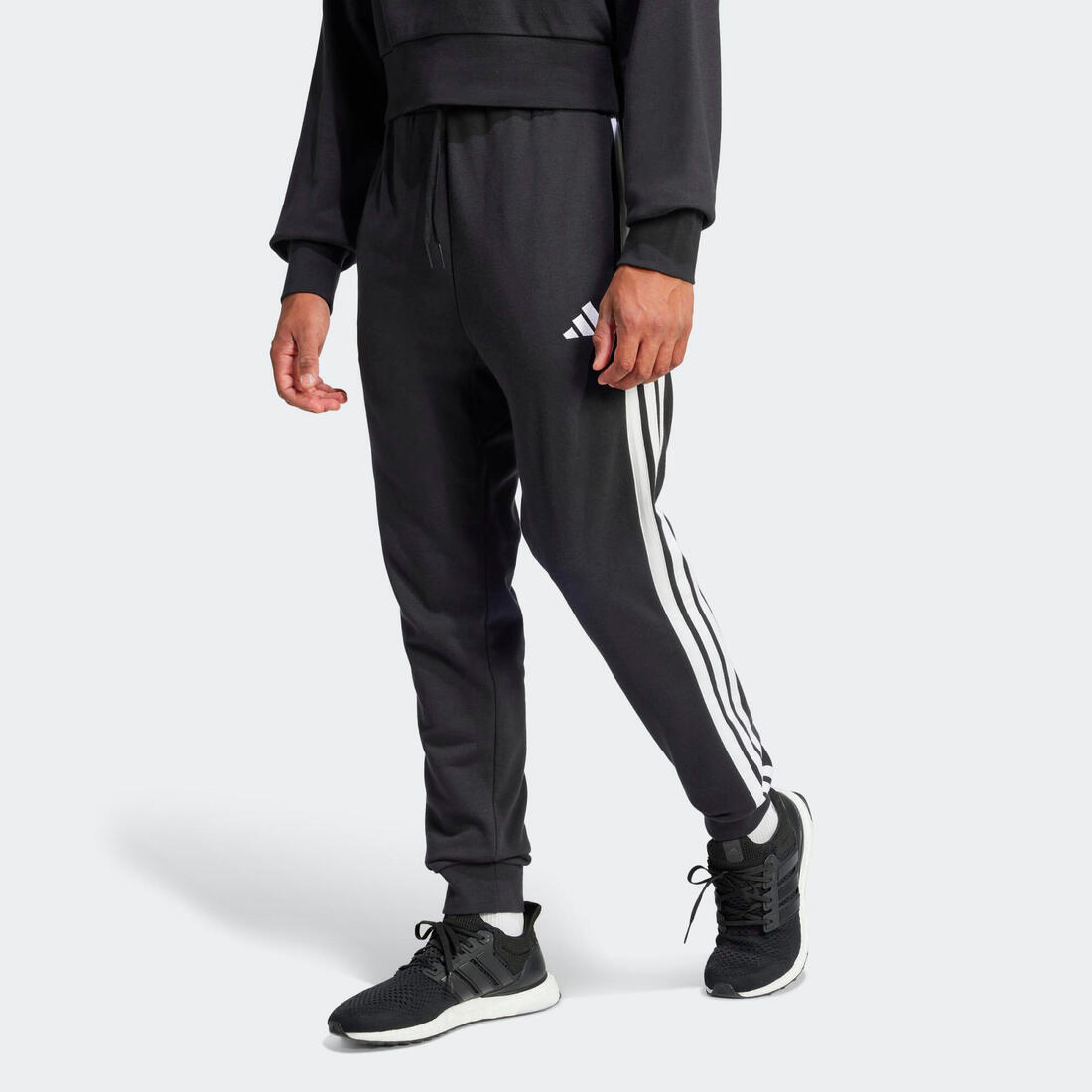 Pantalon de jogging en coton homme, noir – Default