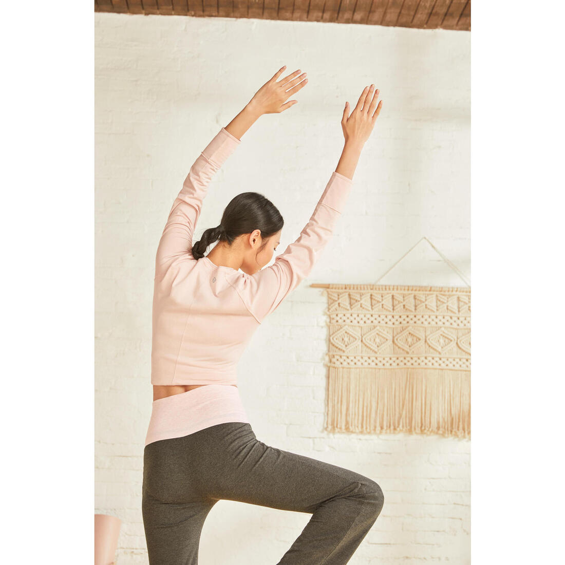 PANTALON COTON YOGA FEMME