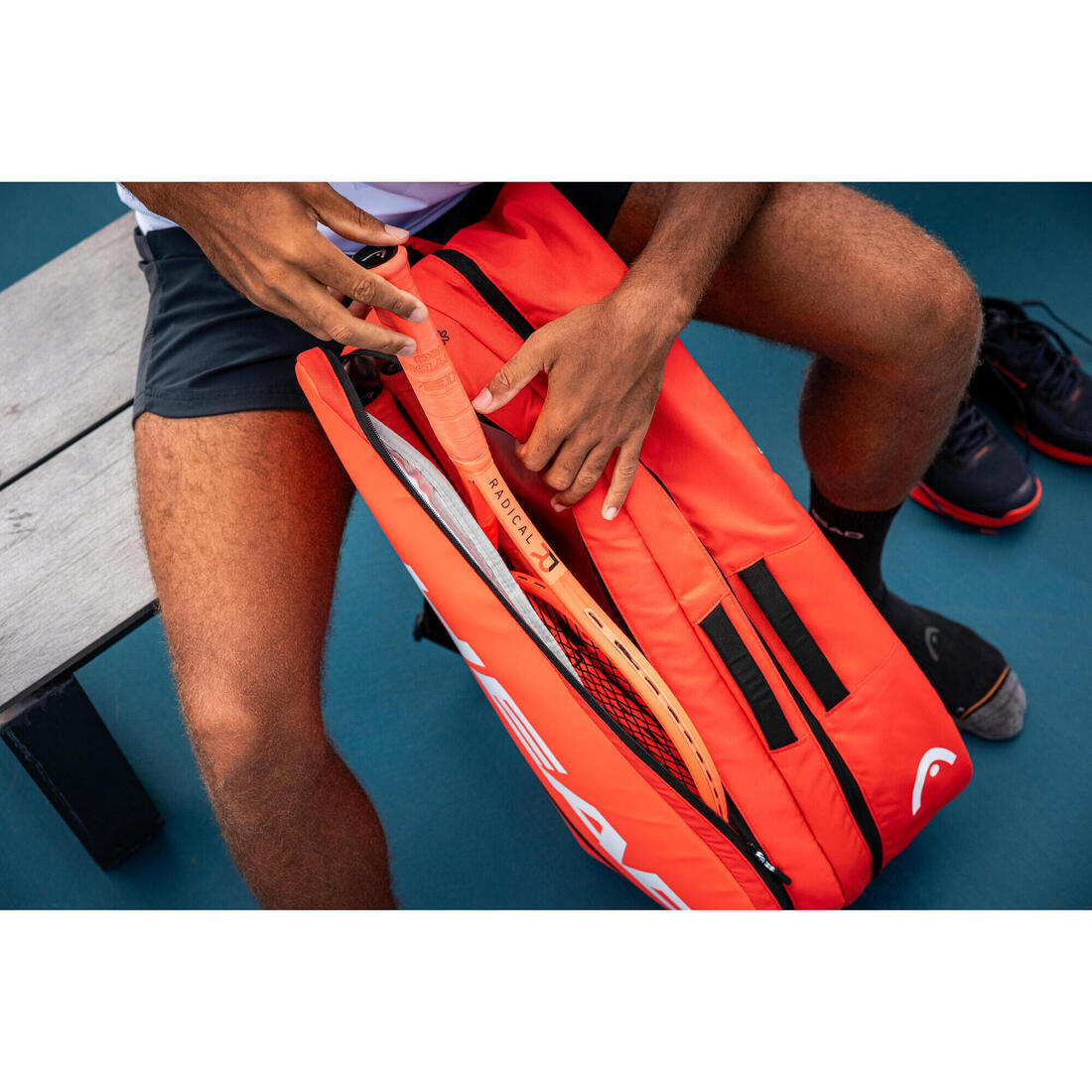 Raquette de tennis adulte, Head radical élite orange
