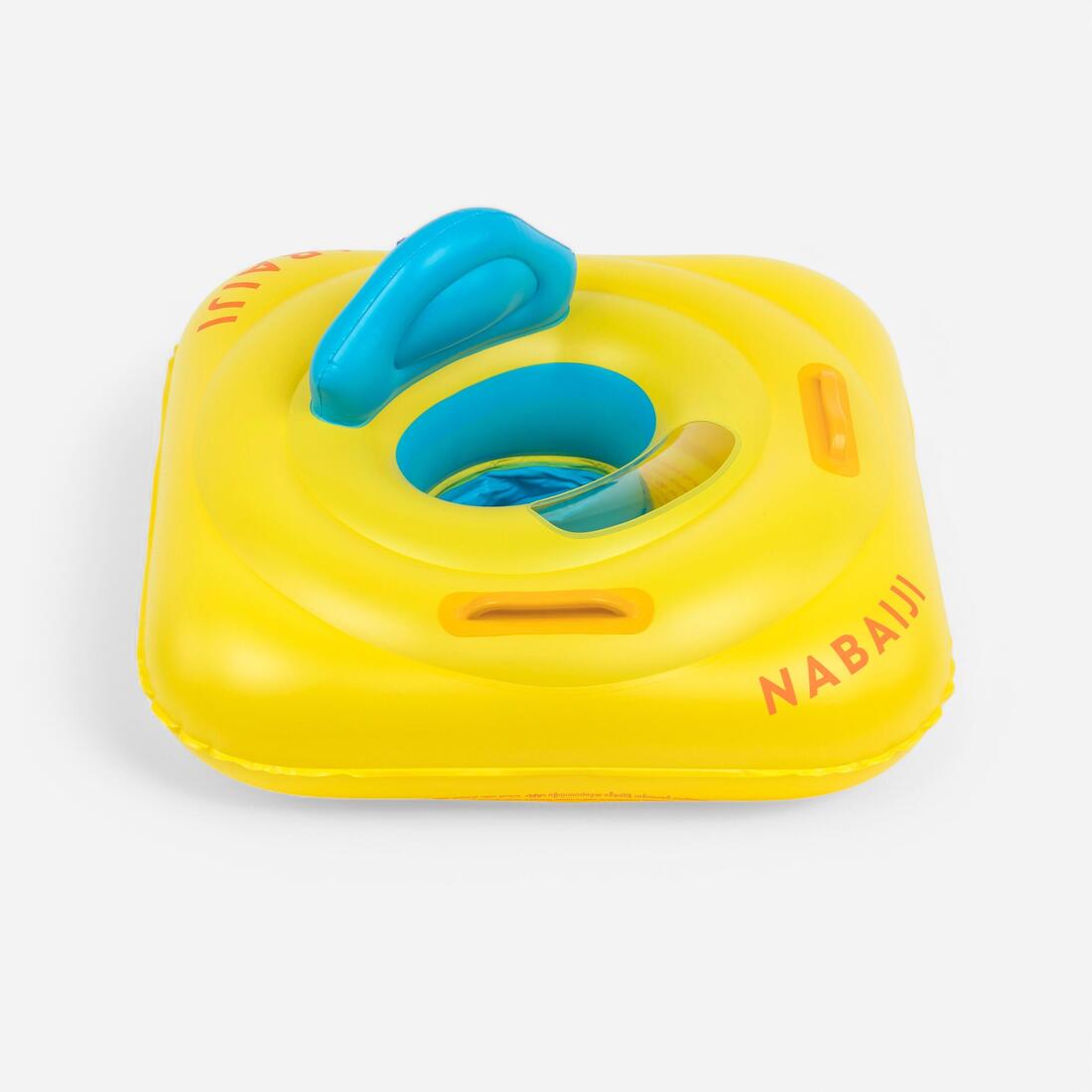 Bouée siège de piscine avec poignées Bébé 7-11kg - jaune