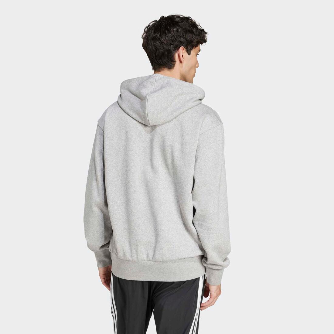 SWEAT CAPUCHE COTON HOMME, GRIS