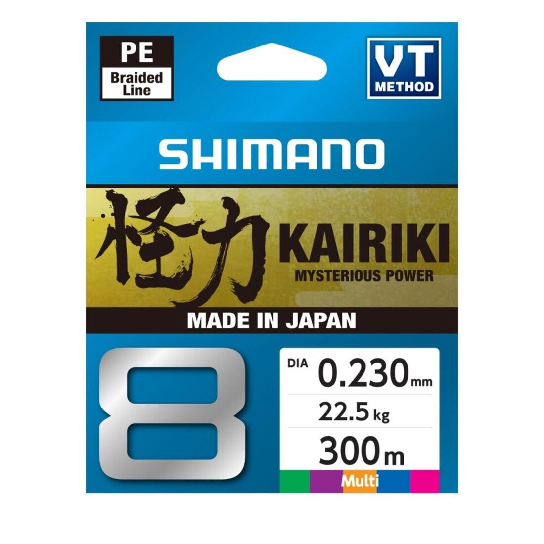 TRESSE KAIRIKI 8x 300M Multi SHIMANO